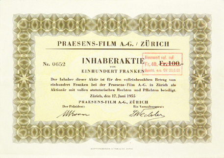 Praesens-Film, 1955